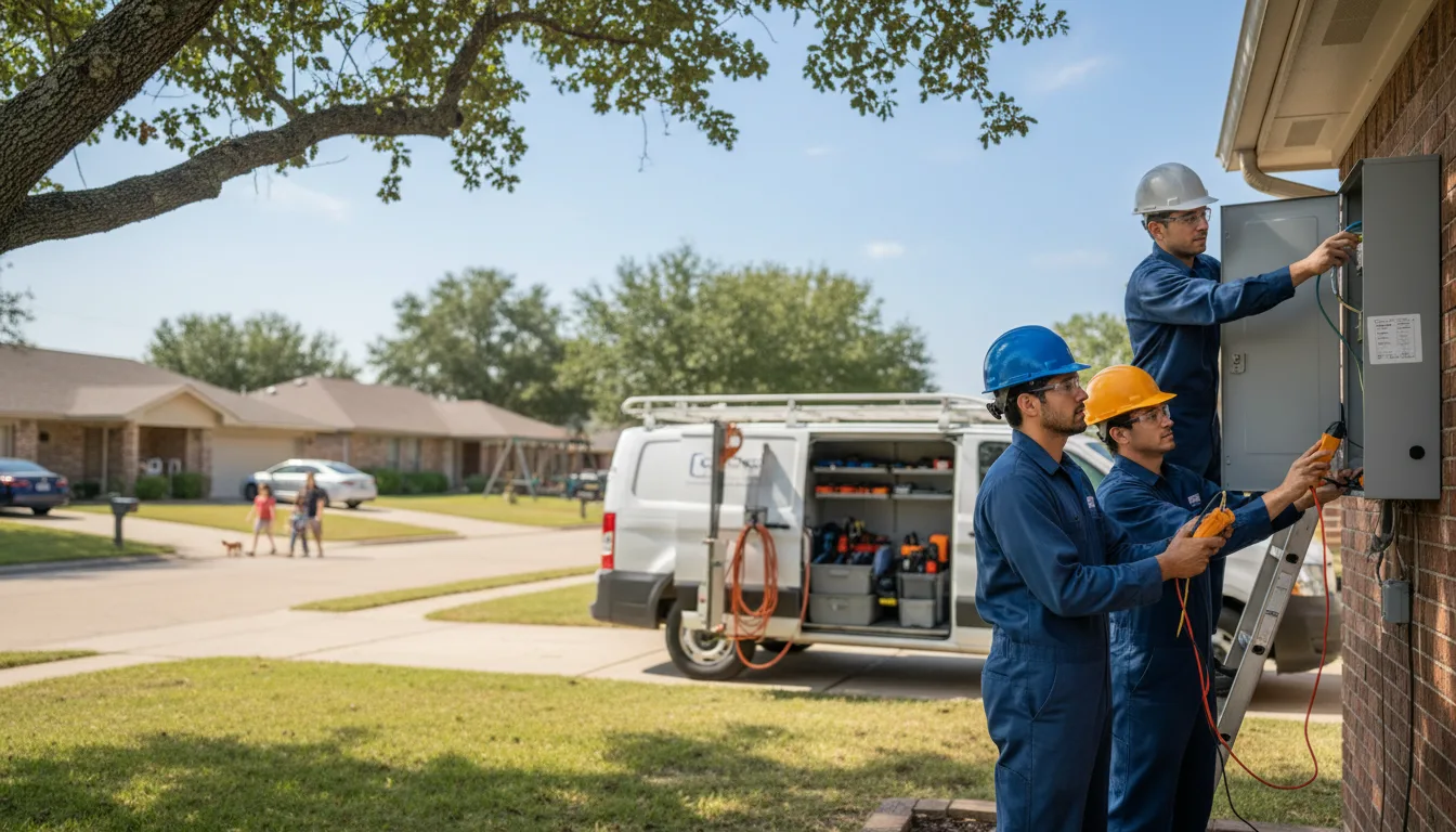 Certified electrician providing emergency electrical services in Reynolds, IL